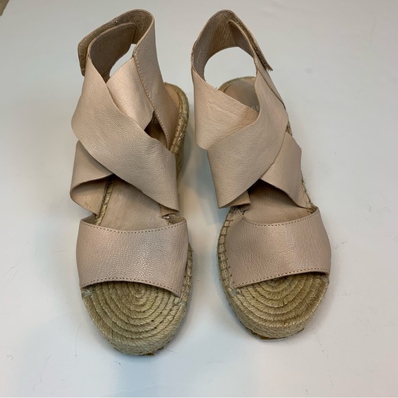 Eileen Fisher Willow 3 Nude Espadrilles - Sz 6 - Picture 2 of 8